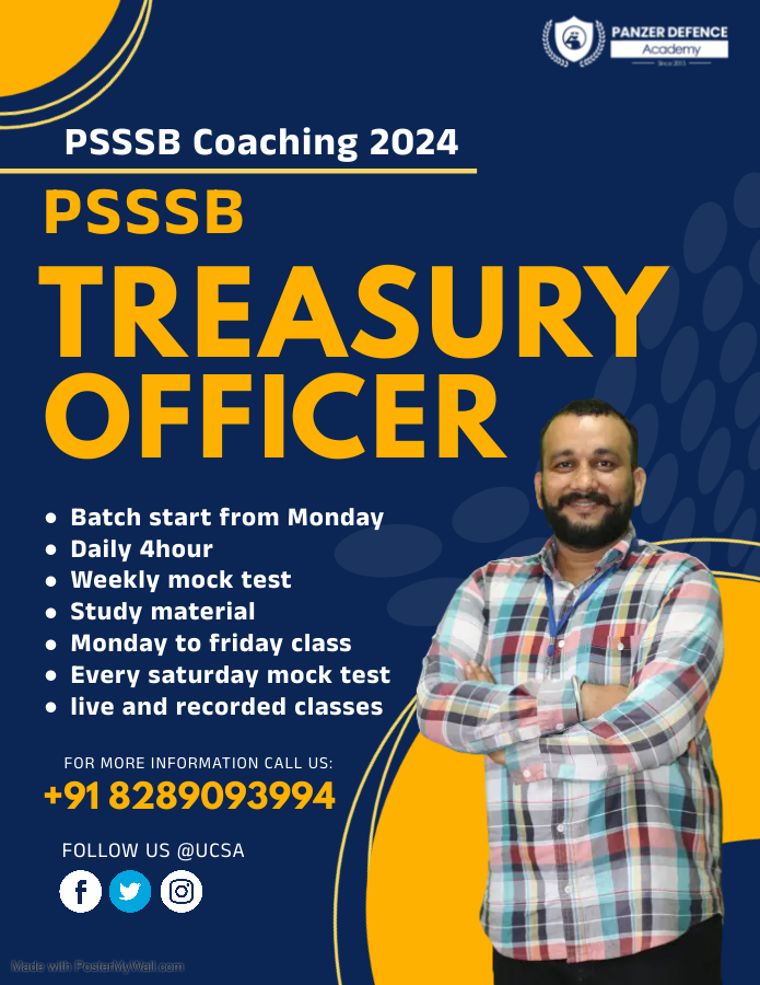 Punjab Treasury Officer Coaching