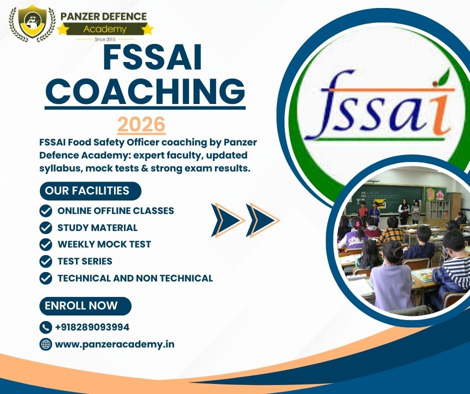 FSSAI FOOD SAFETY OFFICER COACHING
